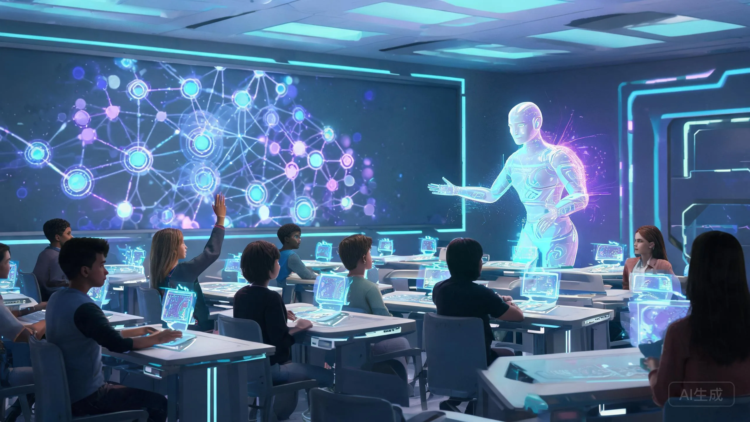 AI 数字人视频课程制作进入院校内容建设场景